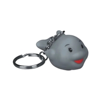 Rubber Baby Shark Key Chain