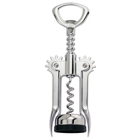 Wing Corkscrew, Open Spiral Worm, Chrome Plated