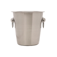 Half Bottle Wine Cooler, Brushed Stainless Steel