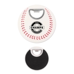 Sports Baseball Coaster Bottle Opener