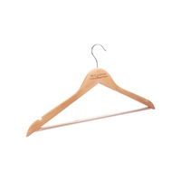 17 1/2" x 3/8" x 9" solid maple wood clothes hanger... from ASI 74601 Calico