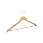 17 1/2" x 9" Solid Maple Clothes Hanger