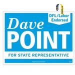 Corrugated Yard Sign: 2 Sides (18" x 24")