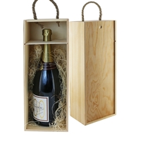 WineChest™ Magnum Single Bottle Pine Wood Box