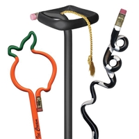 The original bent pencil! Real #2 lead pencils bent into one... from ASI...