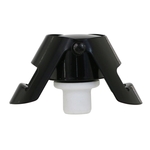 Super Seal™ Champagne Stopper, Black Enameled Body