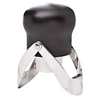 Cork-style 1 3/4" x 1 1/2" champagne bottle stopper with snap-down... from...