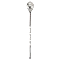 Bar Spoon with Fork, Stainless Steel