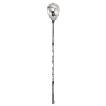 Bar Spoon with Fork, Stainless Steel