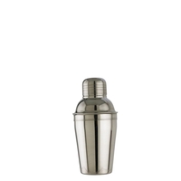 Cocktail shaker with shell and top piece with strainer and cap.... from ASI...