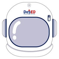 Astronaut shaped window sign with suction cup (not attached), 8" x... from...