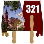Alabama State Auction Hand Fan Full ColoR