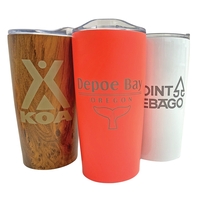 20 oz Stainless Steel Tumbler double wall, vacuum sealed with surface... from...