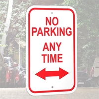 Aluminum no parking sign.... from ASI 54322 FireSprint Printing