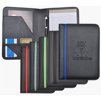 Junior sized padfolio with a single colored stripe design.... from ASI 34800...