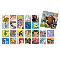 Licensed sticker assortment of 2500, two inch stickers. Blank.... from ASI...