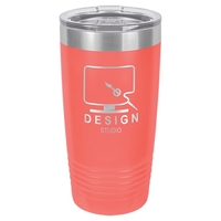 Polar Camel 20 oz Stainless Steel Tumbler - Lasered in USA