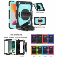 2020/2019 iPad 10.2" Protective Rugged Case with Kickstand & Shoulder...