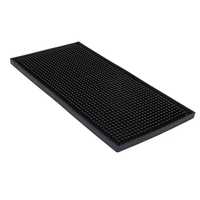 Black rubber heavy duty shaker mat with bristled surface.... from ASI 55450...