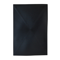 Large black rubber spill mat with bristled surface.... from ASI 55450...