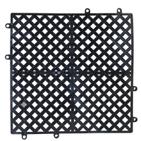 Black Interlocking Bar Mat