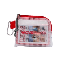 First Aid Kit in 4.75" X 4" screen printed zippered clear... from ASI 88060...