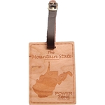 3" x 4" - West Virginia Hardwood Luggage Tags