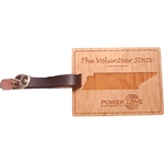 3" x 4" - Tennessee Hardwood Luggage Tags