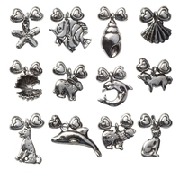 Wine Glass Charms, Land and Sea Collection, Set of 12