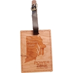 3" x 4" - Rhode Island Hardwood Luggage Tags