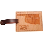 3" x 4" - Oklahoma Hardwood Luggage Tags