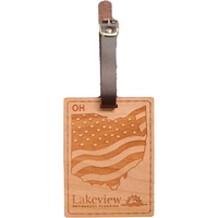 Luggage tag made of hardwood available in the theme of the... from ASI 92531...