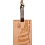 3" x 4" - New Hampshire Hardwood Luggage Tags