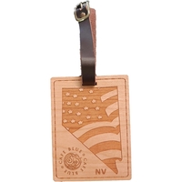 Luggage tag made of hardwood available in the theme of the... from ASI 92531...