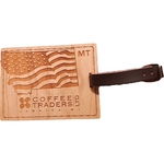 3" x 4" - Montana Hardwood Luggage Tags