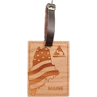 Luggage tag made of hardwood available in the theme of the... from ASI 92531...