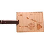 3" x 4" - Hawaii Hardwood Luggage Tags