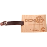3" x 4" - Colorado Hardwood Luggage Tags