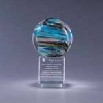 Helix Art Glass Crystal Award
