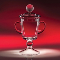 Cup Ranier award made of hand-blown crystal and highlighted by a... from ASI...