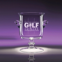 Cup McKinley award made of hand-blown crystal available in three sizes......