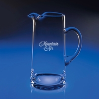 Grande tankard pitcher made of hand-blown crystal with a 95 oz.... from ASI...