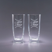 Set of two 6" x 3" 16 ounce highball glasses.... from ASI 62985 J. Charles