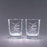 Set of two 4" x 5" 13-ounce on the rocks-style glasses... from ASI 62985 J....