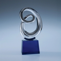 Infinia Optic Crystal & Chrome Award