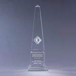 Athena Obelisk Optic Crystal Award