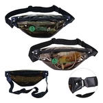 Black Vinyl Transparent Fanny Pack