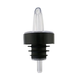 Crystal Medium Flow Pourer with Black Collar