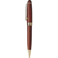 Customizable 5 3/4" rosewood ballpoint waiter's pen with black ink. Uses......
