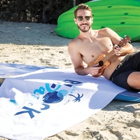 40" x 70" beach towel made of 100% cotton terry velour... from ASI 90913...